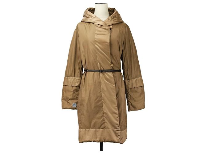 Abrigo acolchado The Cube Down Max Mara Beige Camello - vista 10