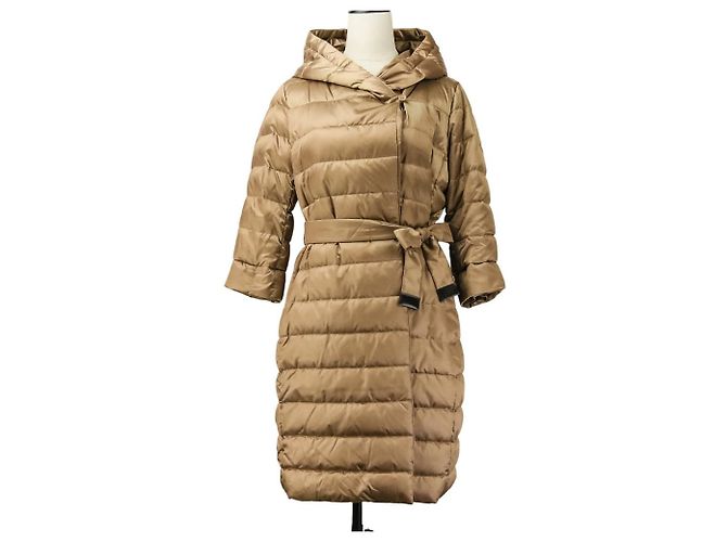 Abrigo acolchado The Cube Down Max Mara Beige Camello - vista 12