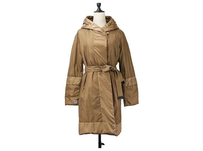 Abrigo acolchado The Cube Down Max Mara Beige Camello - vista 13