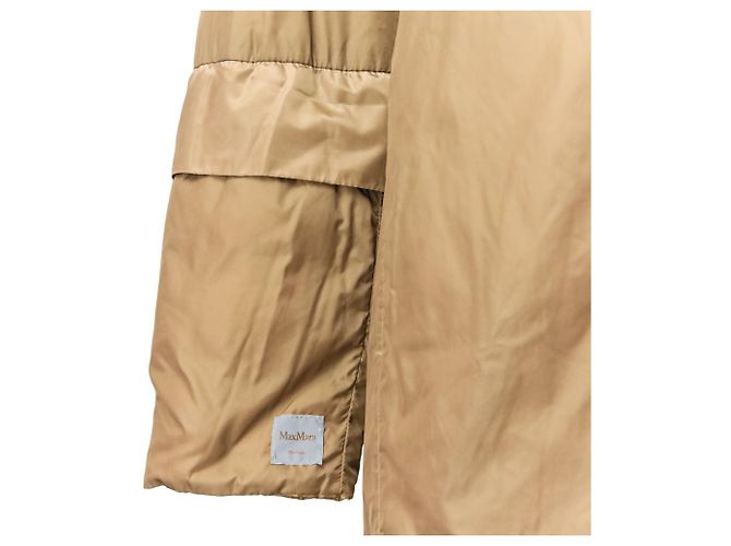 Abrigo acolchado The Cube Down Max Mara Beige Camello - vista 14