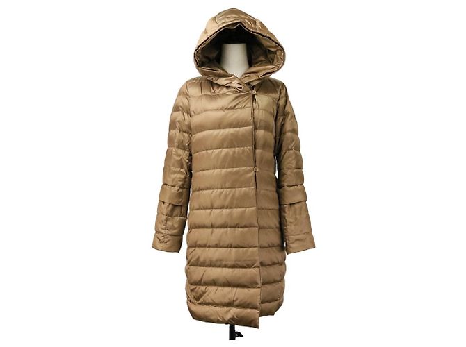 Abrigo acolchado The Cube Down Max Mara Beige Camello - vista 5