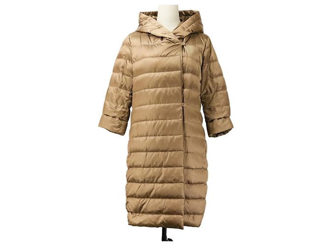Abrigo acolchado The Cube Down Max Mara Beige Camello - vista 6