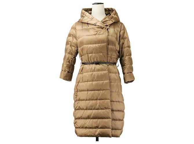 Abrigo acolchado The Cube Down Max Mara Beige Camello - vista 9