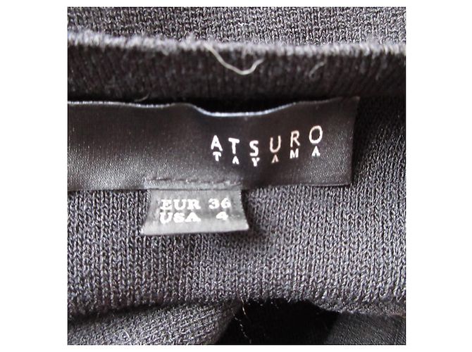 Autre Marque Chaleco de punto largo ATSURO TAYAMA Negro - vista 4