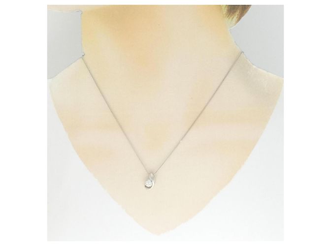 Autre Marque Collana in platino Pt900/Pt850 e diamante Argento - vista 6