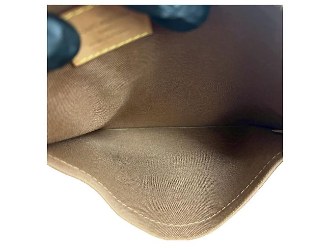 Borsa a mano 2way Louis Vuitton Palermo Monogram Marrone - vista 11