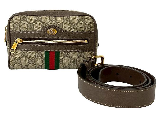 Marsupio Gucci Ophidia GG Supreme Marrone - vista 2