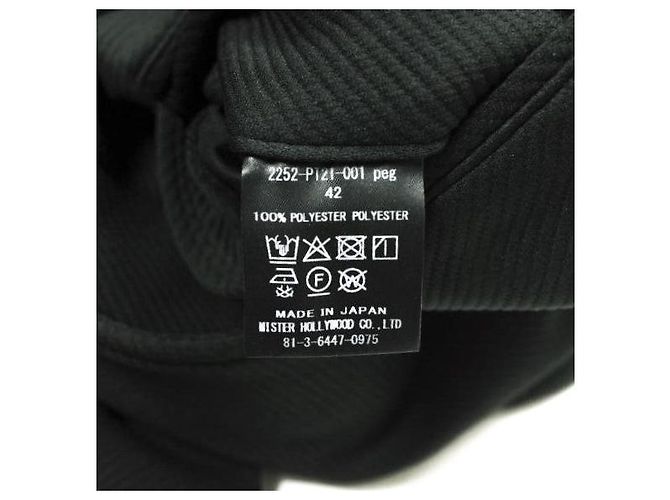 Autre Marque Tapered Hose N.HOOLYWOOD COMPILE LINE Polyester Schwarz - Ansicht 10