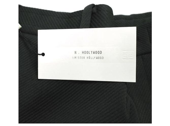 Autre Marque Tapered Hose N.HOOLYWOOD COMPILE LINE Polyester Schwarz - Ansicht 4