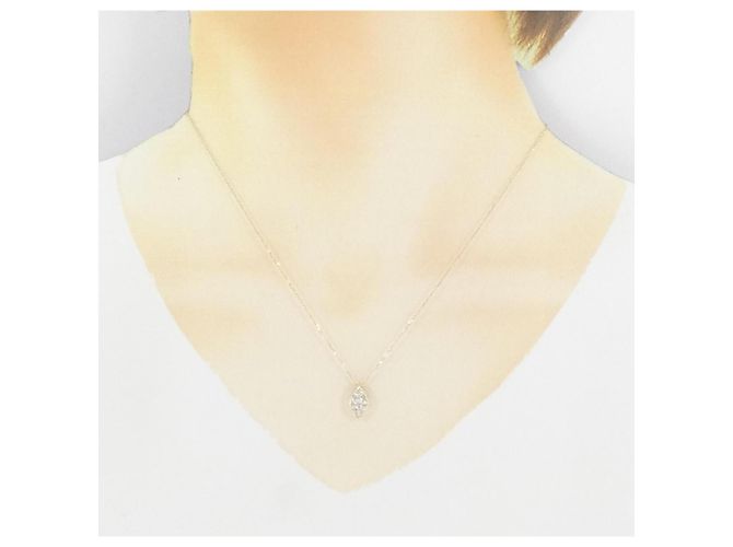 Autre Marque Collana con Diamanti Au750 D'oro - vista 6