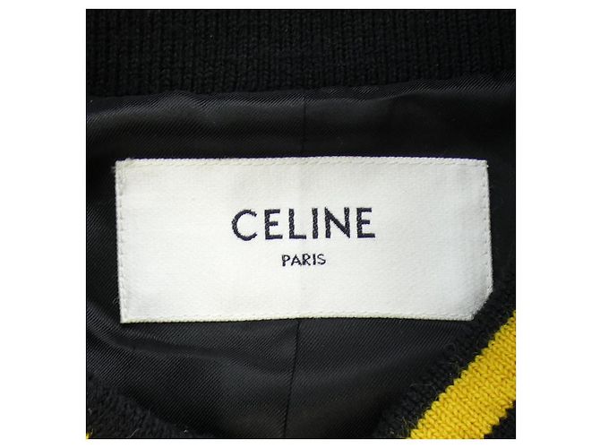 Céline Chaqueta Stadium CELINE 2V56D896C Negro Beige - vista 4