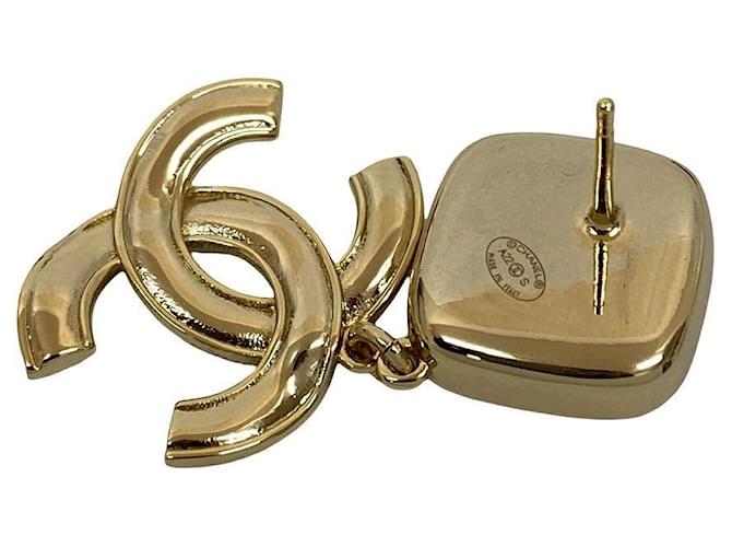 Pendientes Chanel Coco Mark Dorado - vista 3