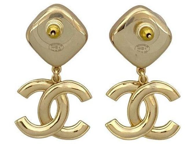 Pendientes Chanel Coco Mark Dorado - vista 7