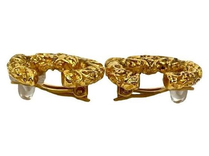 Orecchini Chanel Coco Mark dorati D'oro - vista 4