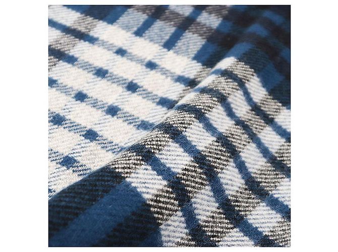 Coperta in lana Hermès Escapade Blu - vista 3