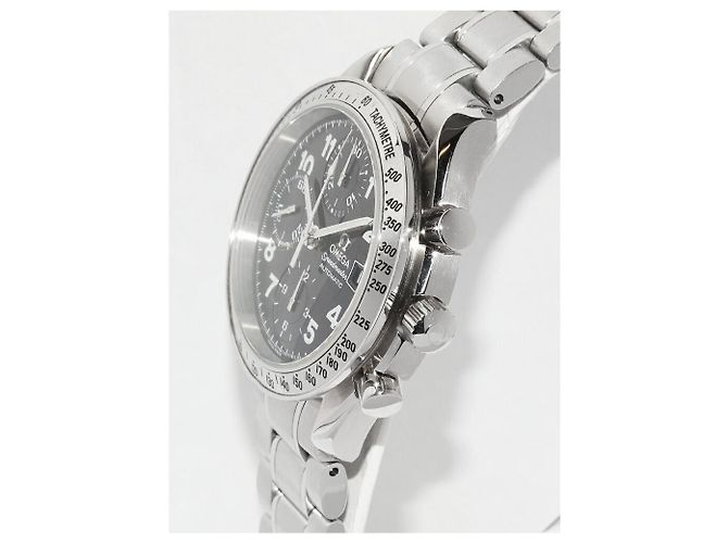OMEGA Speedmaster Chronograph aus Edelstahl Schwarz - Ansicht 3