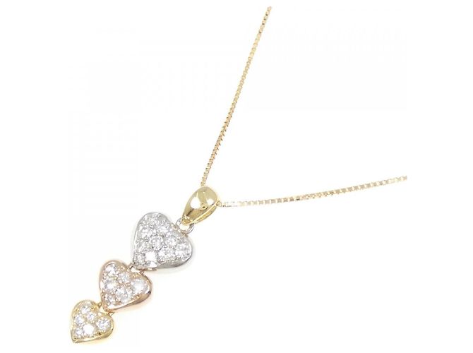 Autre Marque Collana Cuore di Diamanti Au750 D'oro - vista 2