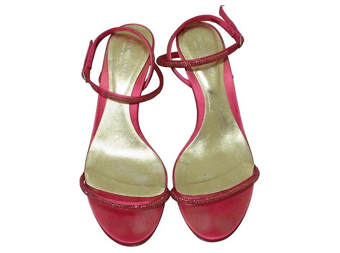 Autre Marque Sandali con tacco e strass Sergio Rossi Rosa - vista 5