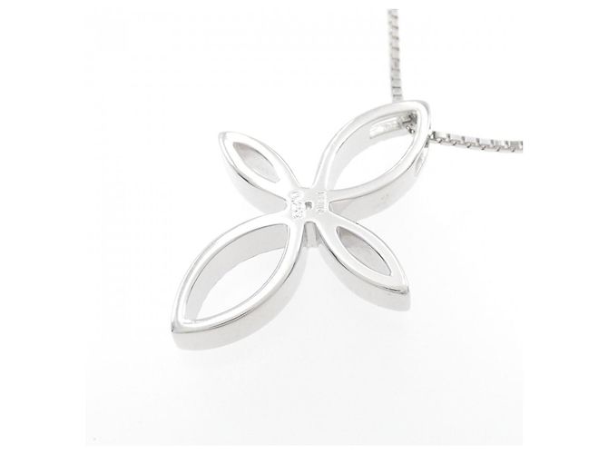 Autre Marque Collana in oro bianco Au750 e diamanti Argento - vista 4