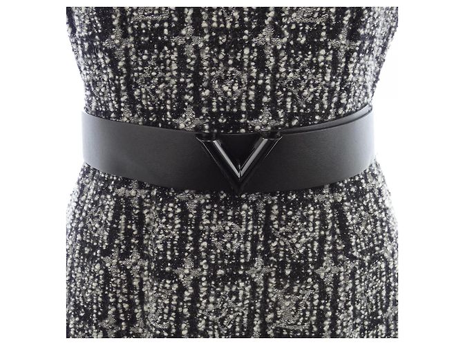 Louis Vuitton Kleid Braun Schwarz Weiß - Ansicht 8