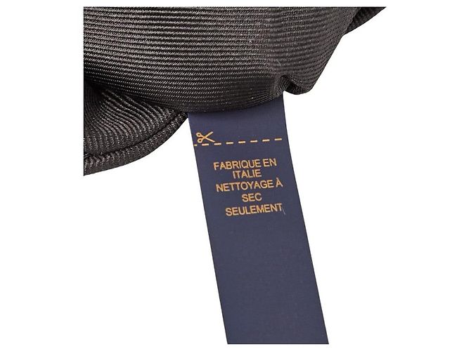 Louis Vuitton Logo Silk Tie Black - view 7