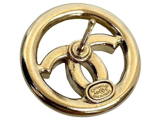 Pendientes Chanel Coco Mark Dorado - vista 3