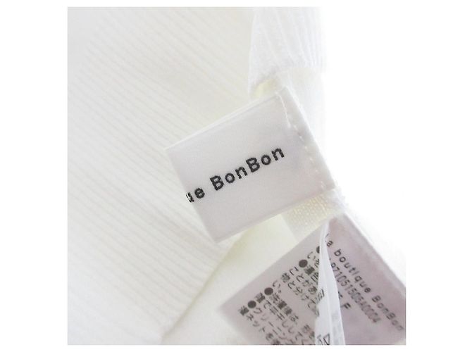 Autre Marque La boutique BonBon Knit Top Blanco - vista 5