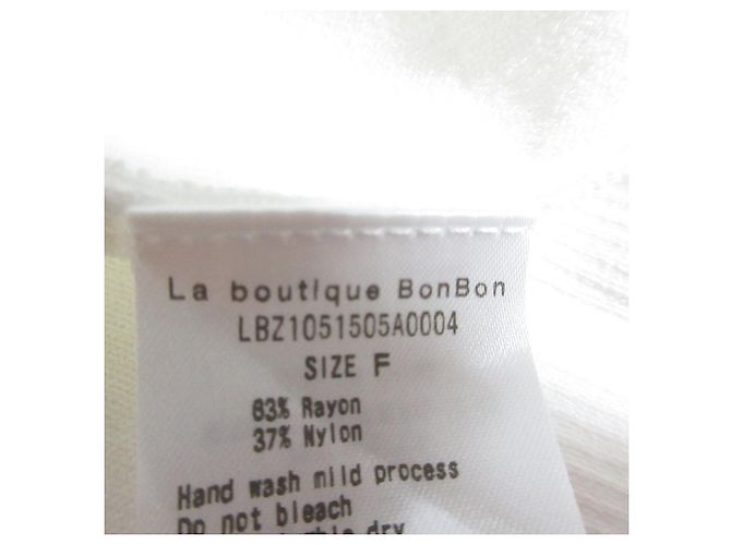Autre Marque La boutique BonBon Knit Top Blanco - vista 6