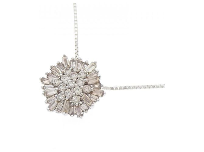 Autre Marque Collana in oro bianco 18K con diamanti Argento - vista 3