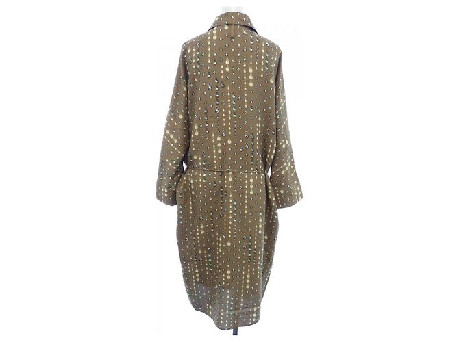 Médor Hermès Vestido de seda HERMES TRESOR DE MEDOR Castaño - vista 2