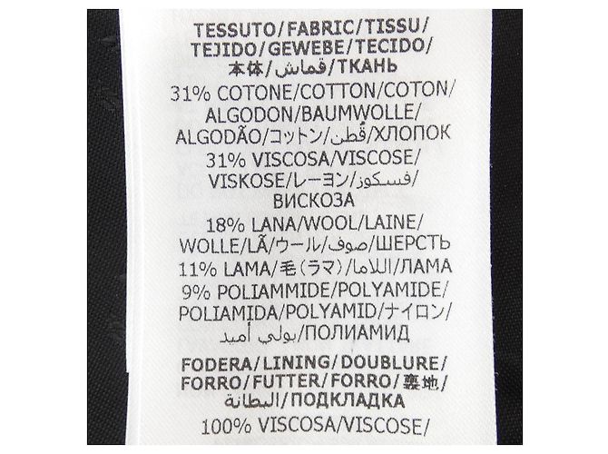 Abrigo de lana Gucci Negro - vista 3