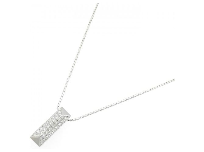 Autre Marque Collana in platino e diamanti Argento - vista 2