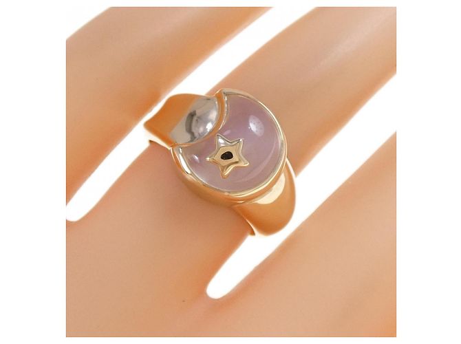 Autre Marque STAR JEWELRY K14 Gelbgold Mondsteinring - Ansicht 5