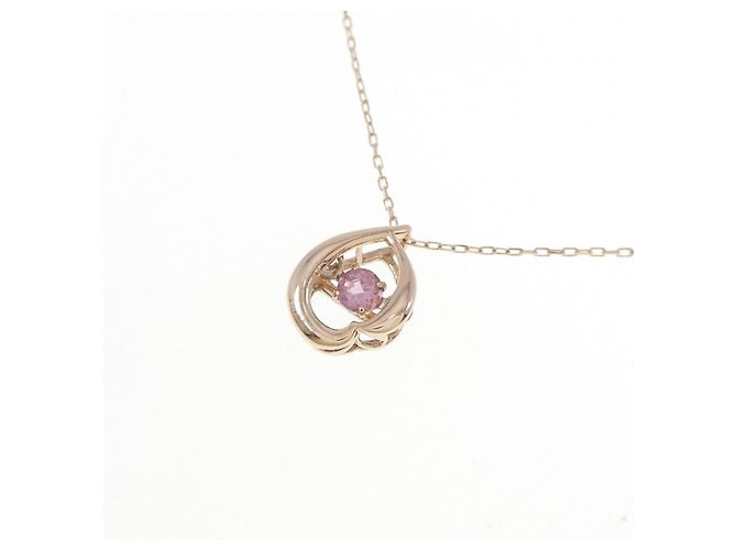 Autre Marque Collana in tourmalina e oro rosa K10 - vista 3