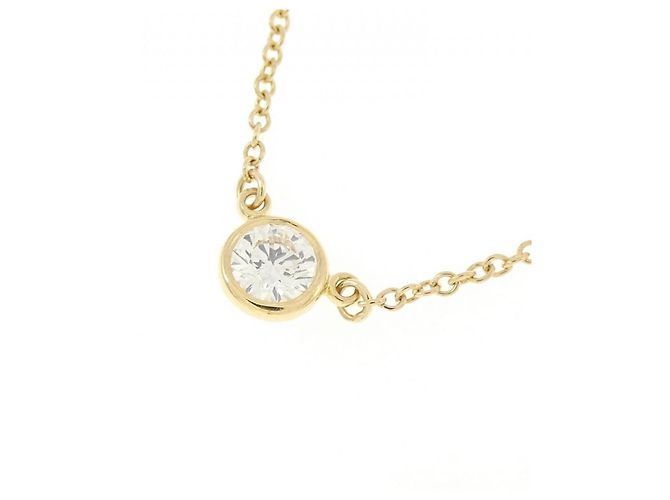 Tiffany & Co Colar Tiffany By The Yard em ouro Au750 e diamantes Dourado - vista 3