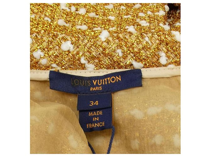 Abito Louis Vuitton D'oro - vista 4