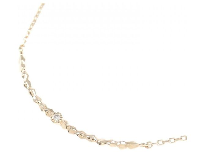 Autre Marque Collana in oro rosa K10 e diamanti - vista 3