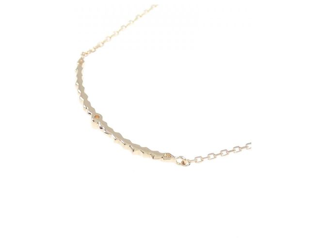 Autre Marque Collana in oro rosa K10 e diamanti - vista 4