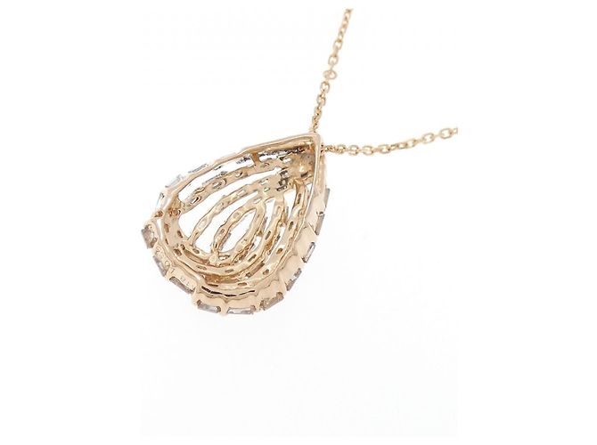 Autre Marque Zweifarbige Au750 Diamantkette - Ansicht 4