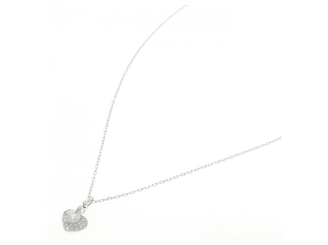 Autre Marque Collana in oro bianco Au750 e diamanti Argento - vista 2