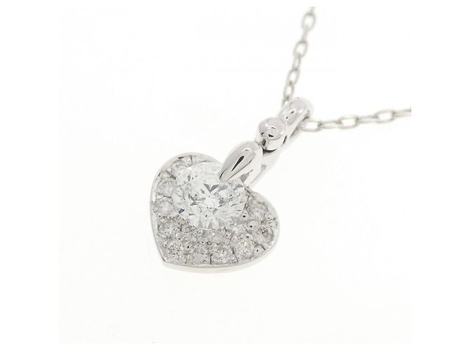 Autre Marque Collana in oro bianco Au750 e diamanti Argento - vista 3