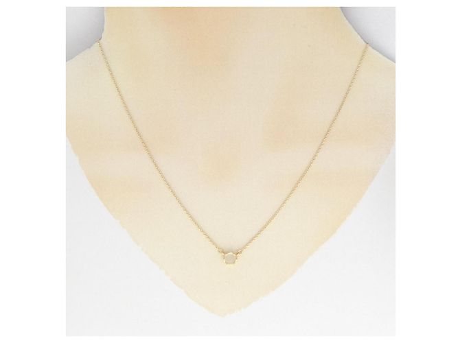 Autre Marque Colar de Pedra da Lua Au750 Dourado - vista 6
