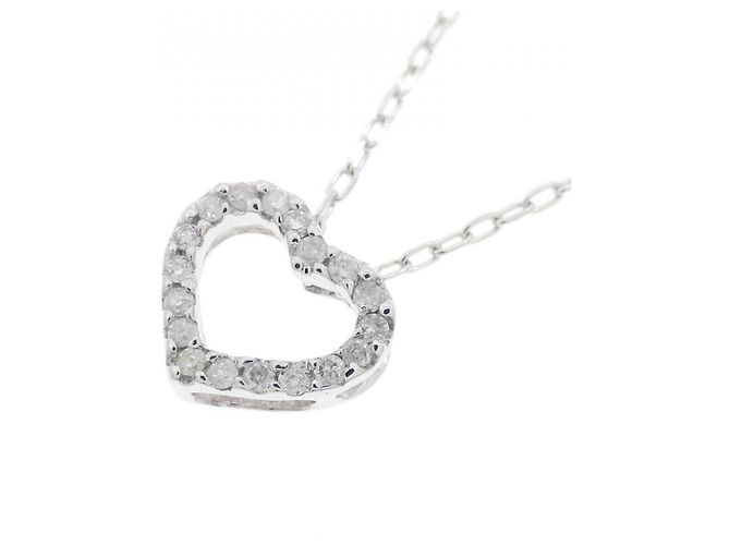 Autre Marque Collana in oro bianco Au750 e diamanti Argento - vista 3