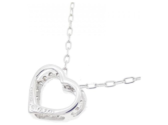 Autre Marque Collana in oro bianco Au750 e diamanti Argento - vista 4