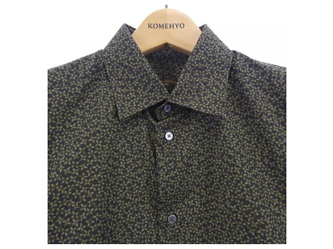 Camicia Louis Vuitton MTSH05BKY Verde Cachi - vista 5