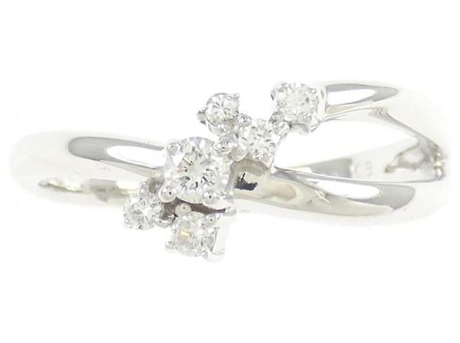 Autre Marque Vendome Au750 Weißgold Diamantring Silber - Ansicht 2