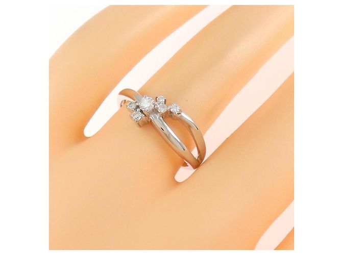 Autre Marque Vendome Au750 Weißgold Diamantring Silber - Ansicht 5