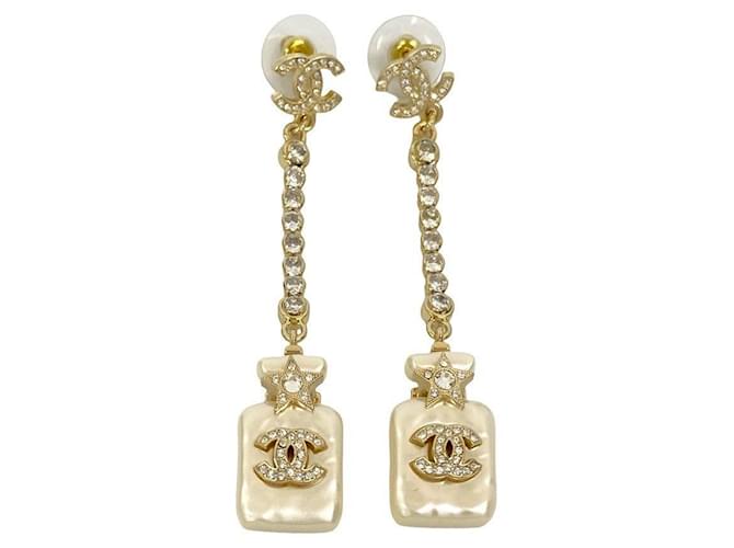 Orecchini pendenti Chanel Perfume Bottle D'oro - vista 6