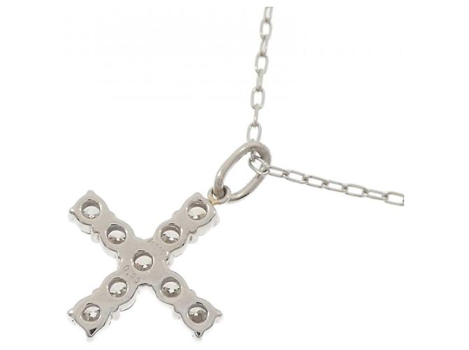 Autre Marque Collana in platino e diamanti Argento - vista 4