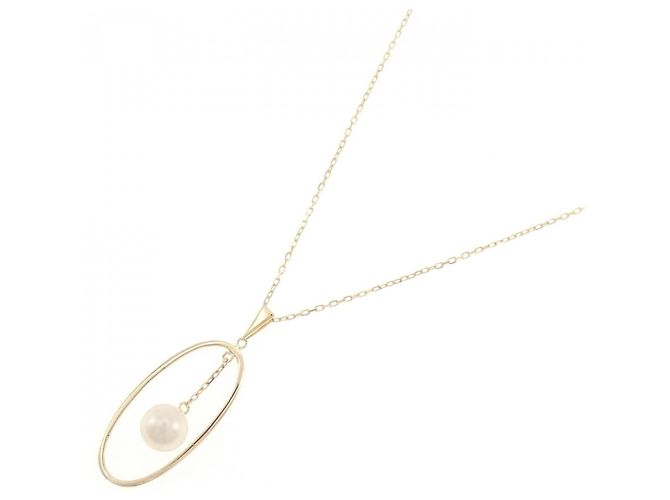 Autre Marque Collar de perlas Akoya Au750 Dorado - vista 2